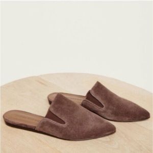 Jenni Kayne suede mule in Espresso